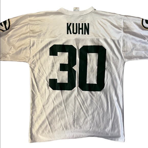 Green Bay Packers NFL Football Number 30 John Kuhn Jersey Mens Size M Super Bowl - Picture 4 of 4